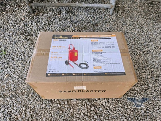 2026 UNUSED LandHonor LHR-HPS5 5 Gallon High Pressure Sandblaster