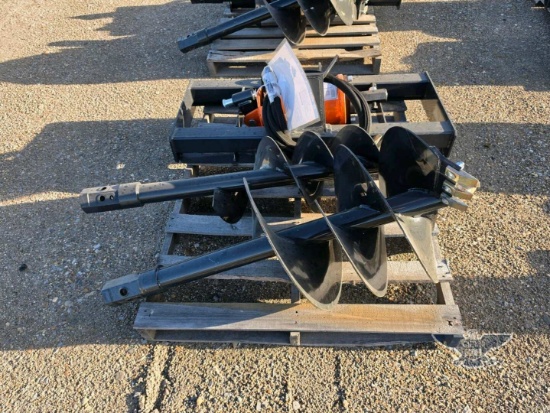 2026 UNUSED Wolverine ADB-13-1218R Skid Steer Auger Drive and Bit