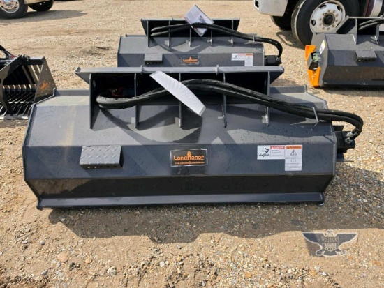 2026 Unused LandHonor SRT-12-66W Skid Steer Rotary Tiller
