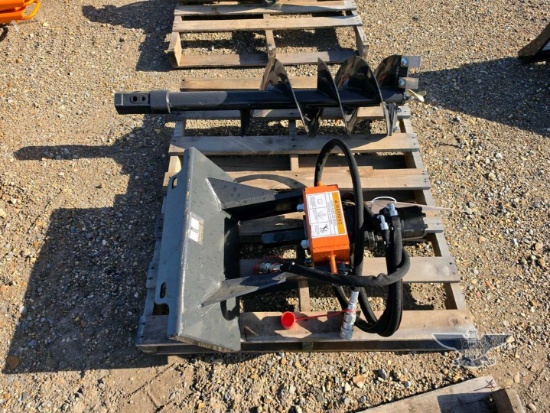 2026 UNUSED Wolverine MAD-12-12D Mini Skid Steer Auger Drive and Bit