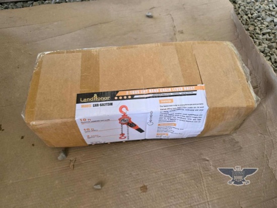 2026 UNUSED LandHonor LHR-SB2T3M 2-Ton Lift Hand Chain Lever Hoist