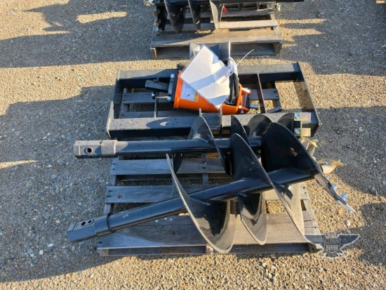 2026 UNUSED Wolverine ADB-13-1218R Skid Steer Auger Drive and Bit