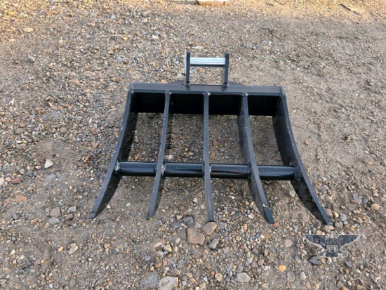 2026 UNUSED 12EX-PZ20 400MM Mini Excavator Rake Attachment
