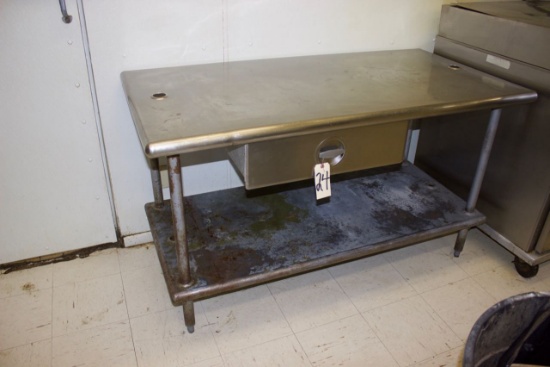 Stainless Steel Prep Table