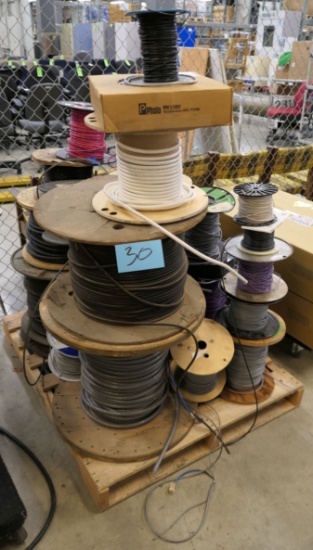 Spools of Cable & Wire, 1 Pallet