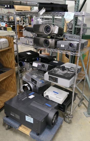 Projectors, Items on Cart & 1 Dolly