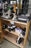 Microscopes, Items on Cart