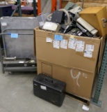 Lab & Medical Equipment, 1 Gaylord & Items on Cart