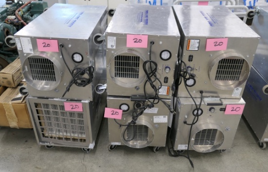 Negative Air Machines: Omni-Aire 1000V, Qty 6