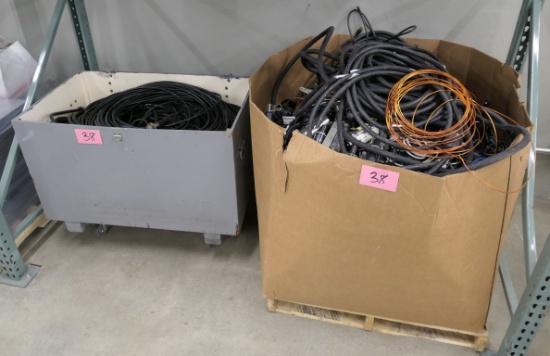 Cords, Cables, & Scrap Metal, 1 Pallet & 1 Crate
