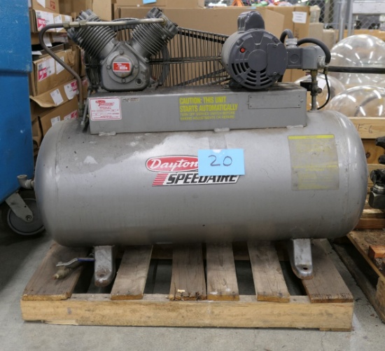 Industrial Duty Air Compressor: Dayton Speedaire 3Z188E