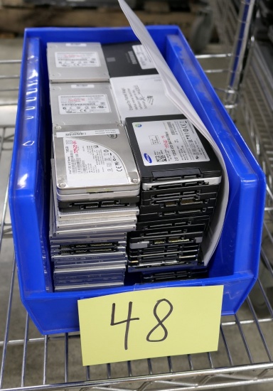 Solid State Drives: 40GB - 256GB, Approx. 131, Items in Bin