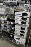 LCD Projectors, Items on Cart