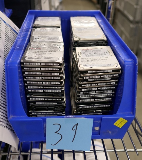 Hard Drives: 500GB - 750GB, SATA, 2.5"