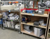 Misc. Lab Equipment, Items on 2 Carts