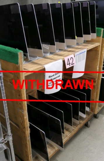 **WITHDRAWN** Apple iMac Computers: A1419, A1418, 16 Items on Cart