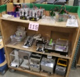 Misc. Lab Equipment: Items on Cart