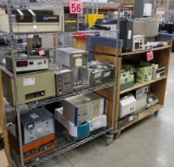 Misc. Lab Equipment: Items on 2 Carts