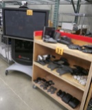 Conferencing Equipment: Polycom & Others, Items on Cart and Rollers