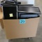 Flat Panel Monitors: HP, 36 Items in Box on Dolly