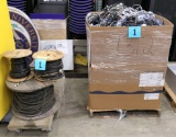 Misc. Cords & Cables: 1 Gaylord and 3 spools.