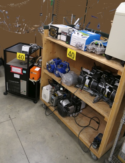 Misc. Pumps: Items on Cart and 1 Unit on Wheels