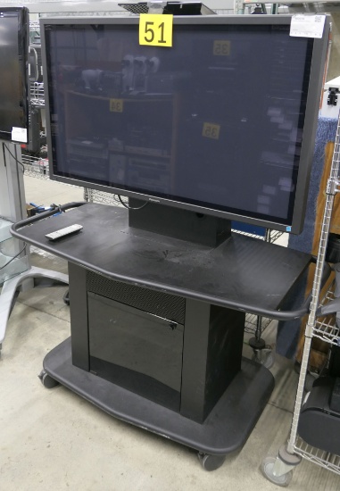 Plasma TV w/Rolling Stand: Panasonic 50"