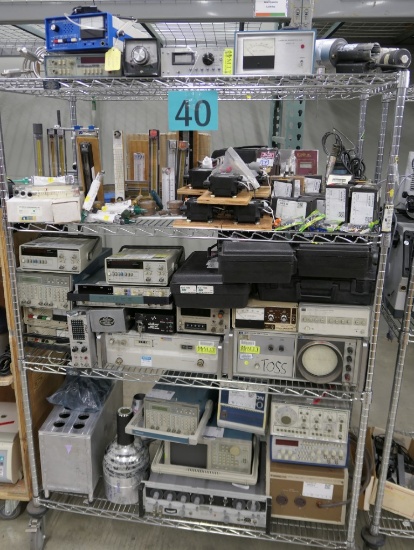 Misc. Lab Equipment, Group G: Items on Cart