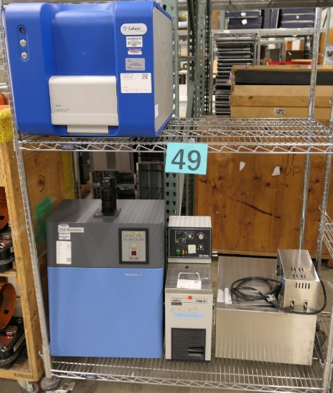 Misc. Lab Equipment, Group J: Items on Cart