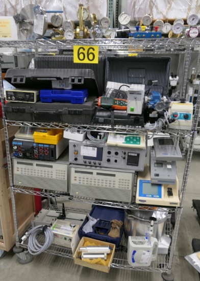 Misc. Lab Equipment Group P: Items on Cart.