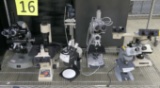 Microscopes: Carl Zeiss, Olympus CK2, Olympus BH-2, & Others