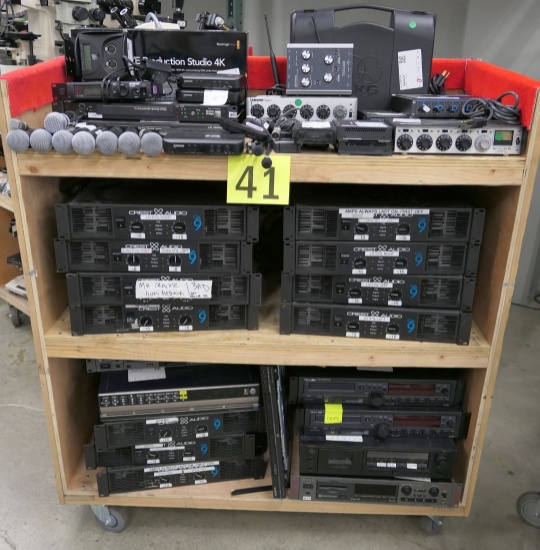 Misc. A/V Equipment Group A: Power Amps, Mics, & Others