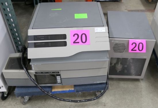 Laser Cytometer & Power Supply: 2 Items on 1 Dolly