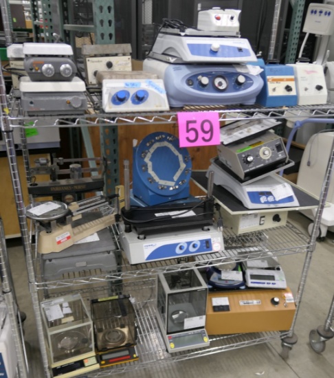 Misc. Lab Equipment, Items on Cart _ Group G