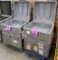 Heavy Duty Hard Transport & Storage Cases, 4 Items on 2 Dollies