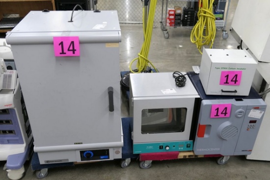 Lab Ovens & Incubator: Fisher Scientific, Labnet, & Others, 4 Items on 2 Dollies