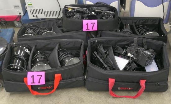 Video Lighting Equipment & Storage Cases: Lowel, Smith-Victor, & Others