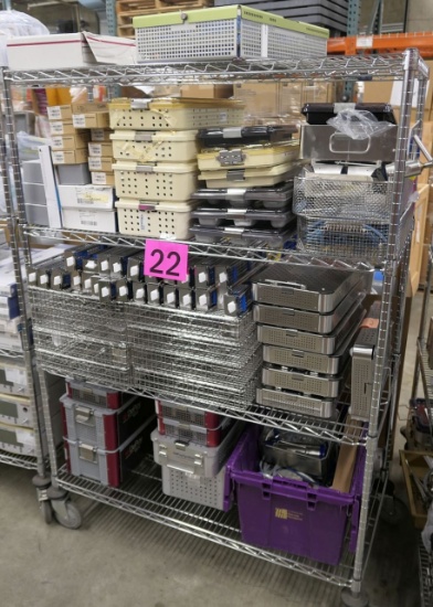 Misc. Surgical Supplies, Items on Cart