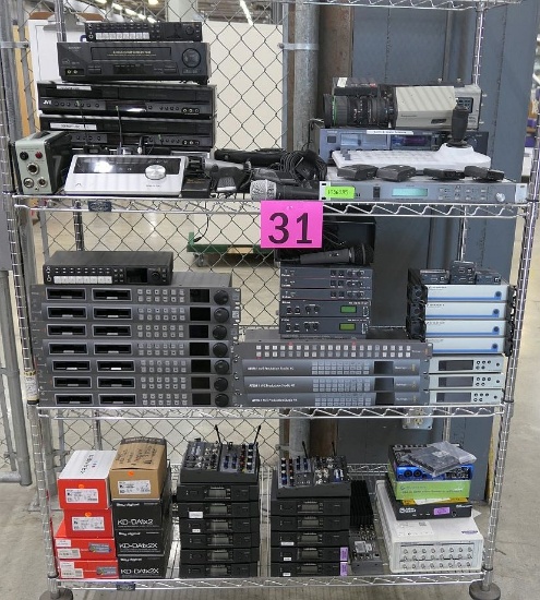 Audio/Visual Equipment: Blackmagic, ATEM, Sennheiser, Audio-Technica, & Others, Items on Cart