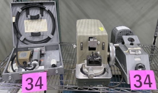 Misc. Lab Equipment: Microtome, & Others, Items on Shelf
