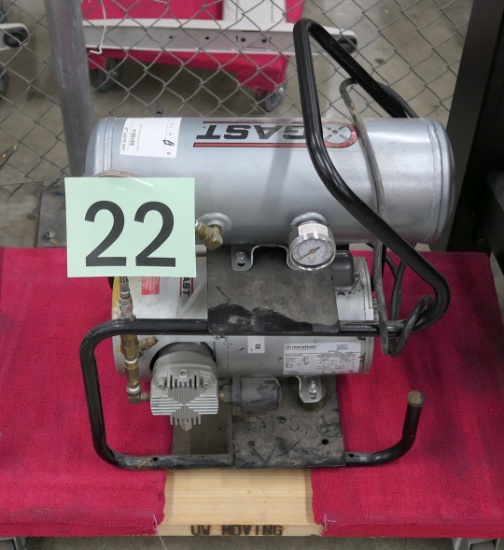 Air Compressor: Gast Manufacturing, Marathon Electric Motor