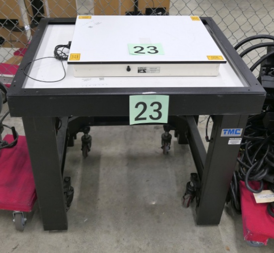 Rolling Vibration Table w/ Work Surface: Technical Manufacturing Corp.