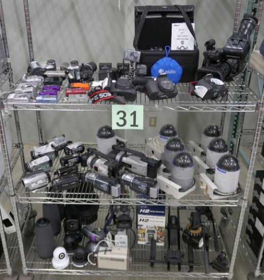 Audio/Visual Equipment: Cameras, Camcorders, Recorders, & Accessories, Items on Cart