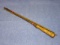 VINTAGE BRASS W/WOOD HANDLE MARBLES RIFLE CLEANING ROD MADE GLADSTONE MICH USA