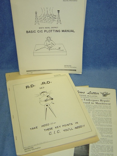 1950;S NAVAL COURSE BOOKS AND RELATED INFO