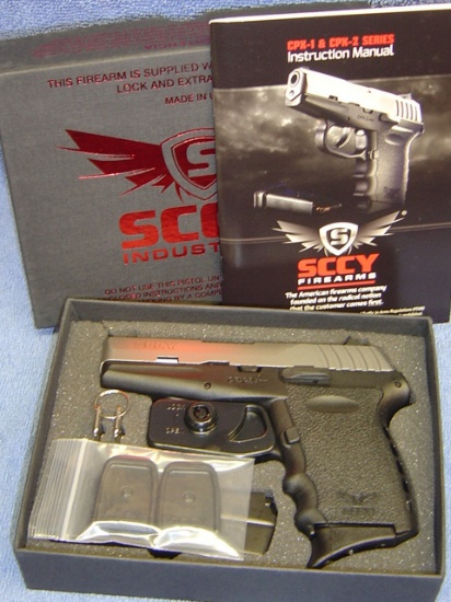SCCY CPX2 9MM PISTOL TT SILVER OVER BLACK