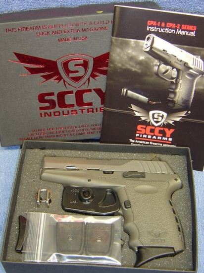 SCCY CPX2 9MM PISTOL TTSG SILVER OVER SNIPER GRAY