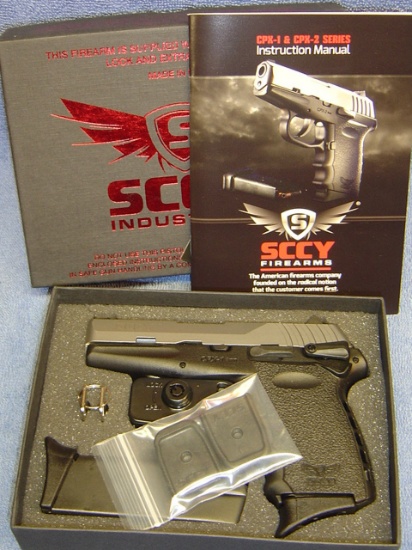 SCCY CPX1 9MM PISTOL TT SILVER OVER BLACK