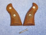 PAIR OF ORIGINAL WOOD RUGER REVOLVER GRIPS