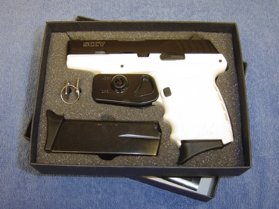 NIB SCCY CPX2 9MM PISTOL CBWT BLACK OVER WHITE